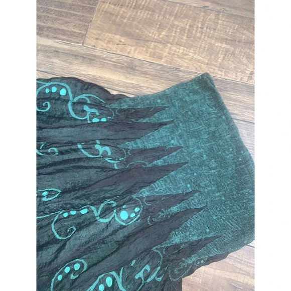 Black Floral Fairycore Skirt / Dress - Picture 4 of 5